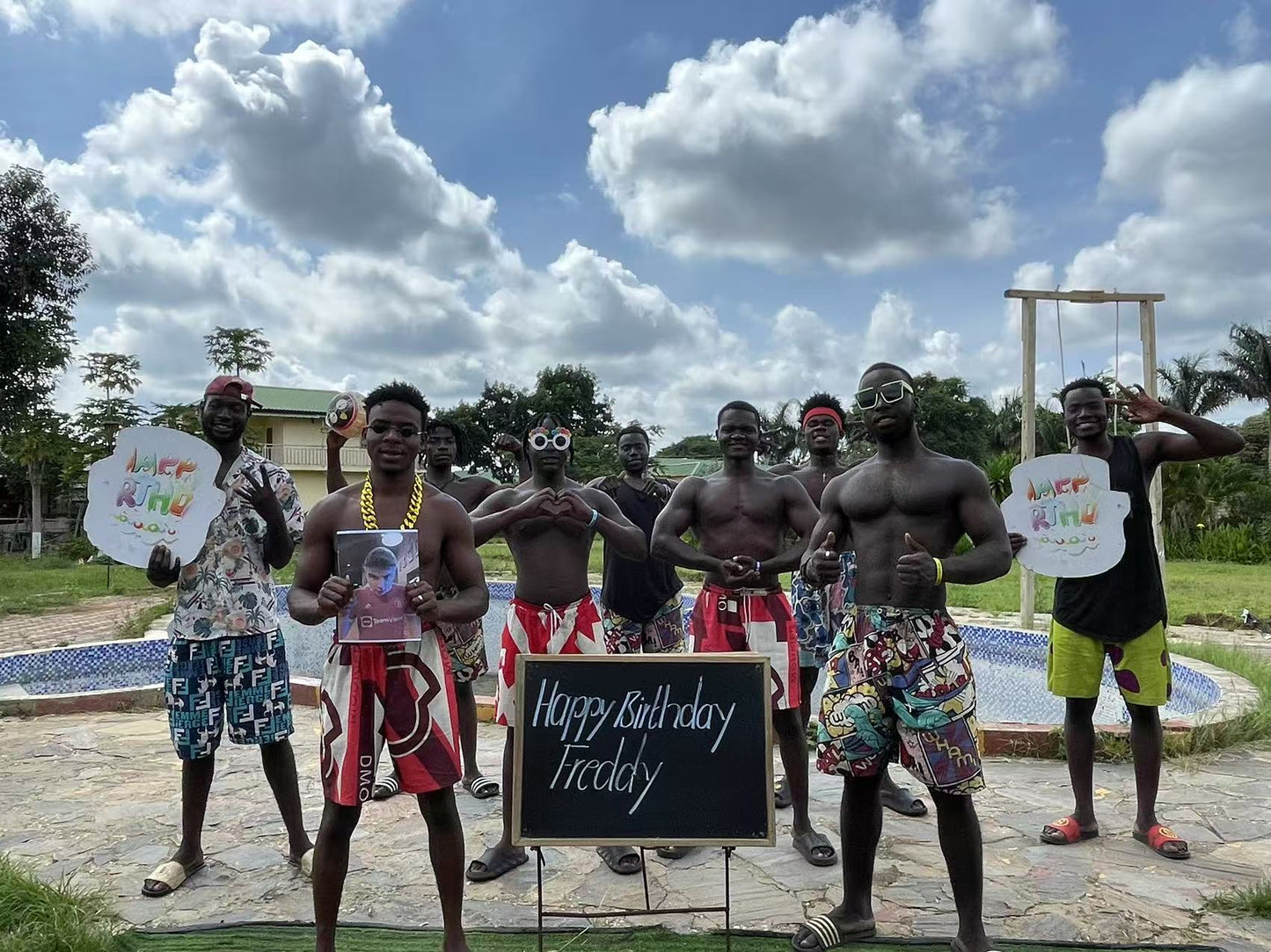 African Pool Party